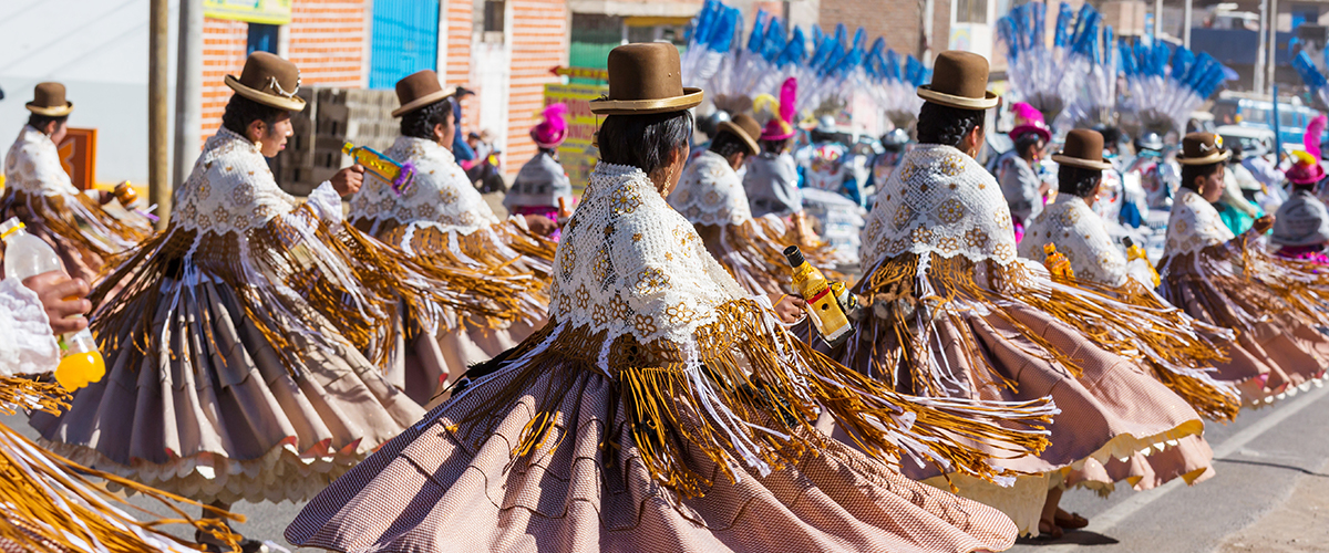 Boliviaanse paradegroep