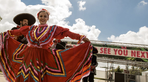 Authentieke Mexicaanse dansgroep