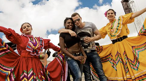 Dansen uit de streek Jalisco, Chiapas, Veracruz