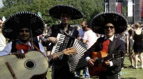 Maya loopgroep parade