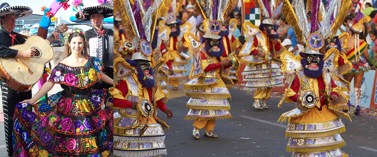 Authentieke Mexicaanse dansgroep