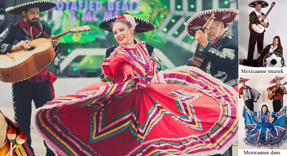 Mexicaanse groep parades in Nederland