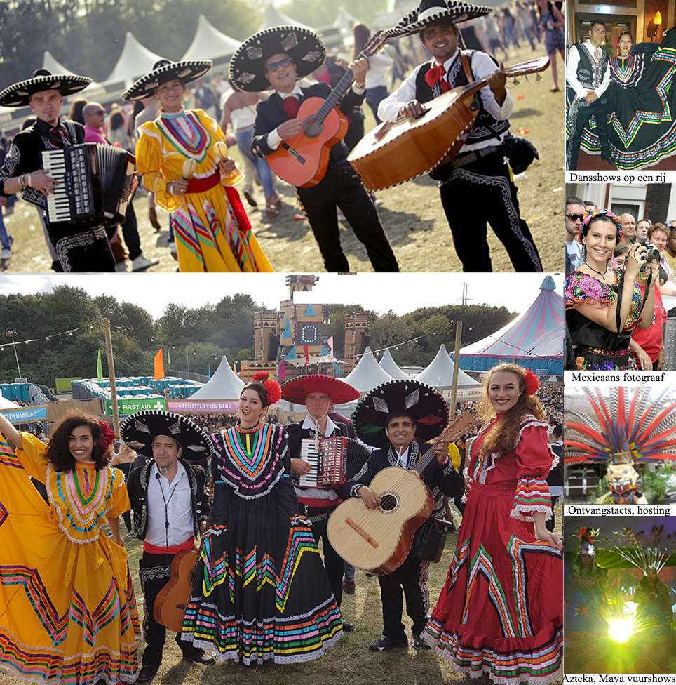 Mexicaanse groep parades in Nederland