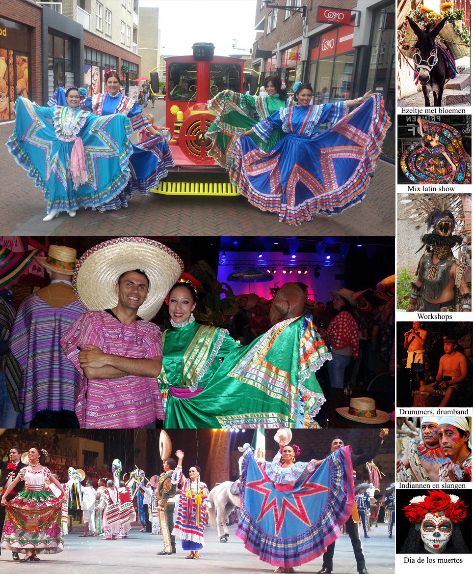 Mexicaanse groep parades in Nederland