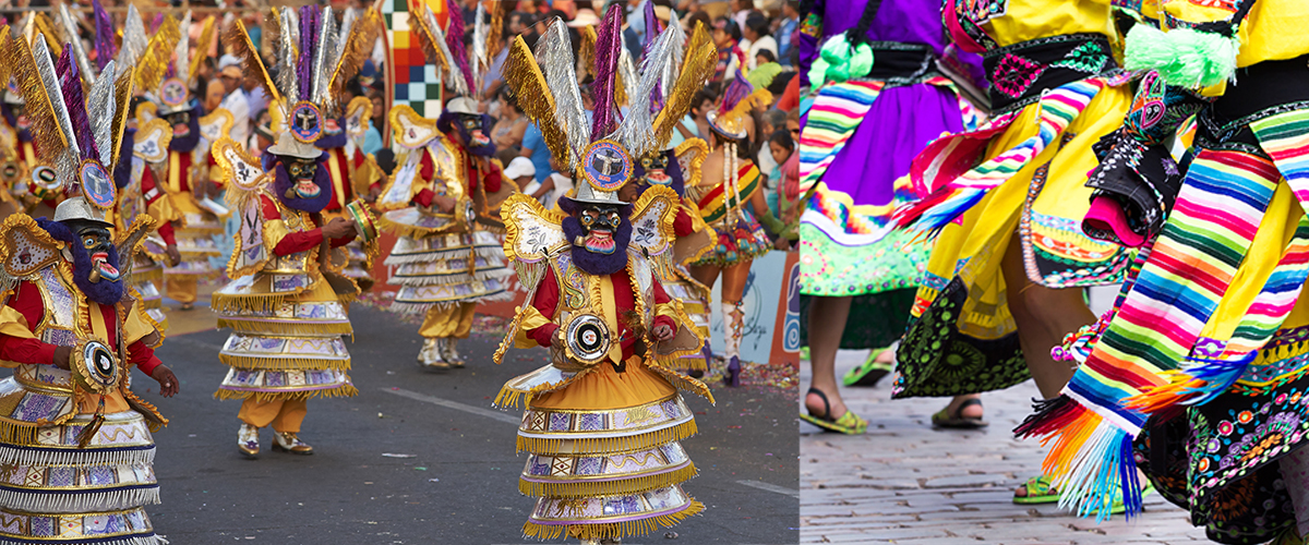 Mexicaanse dansen in traditionele kostuums